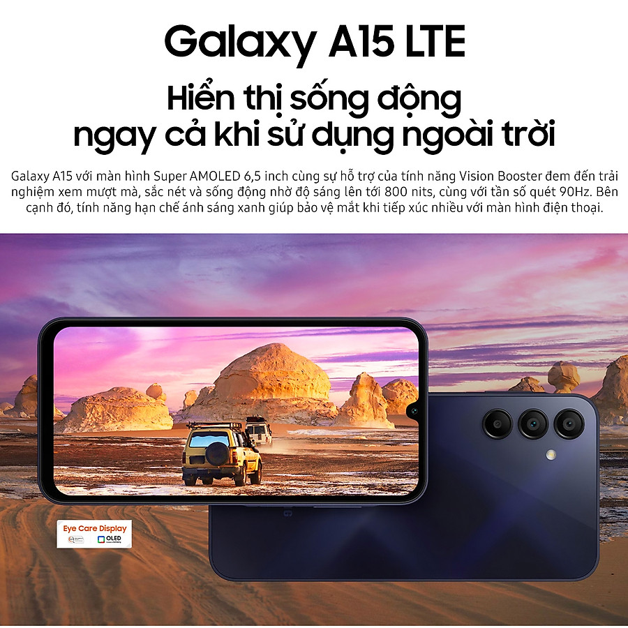 Điện Thoại Samsung Galaxy A15 LTE (8GB/128GB)- Đã Kích Hoạt Bảo Hành Điện tử - Hàng Chính Hãng - Hình ảnh 5