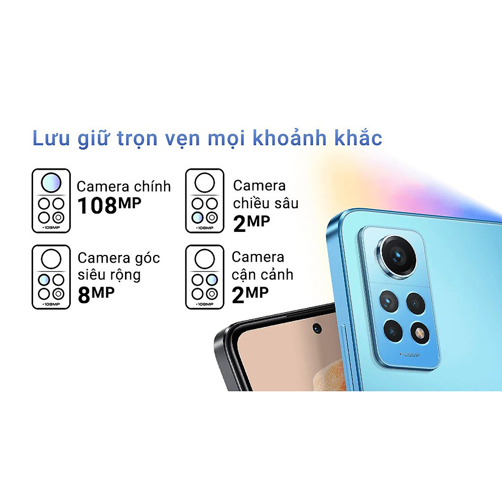 Điện Thoại Xiaomi Redmi Note 12 Pro 4G 8GB/256GB - Hàng Chính Hãng - Hình ảnh 14