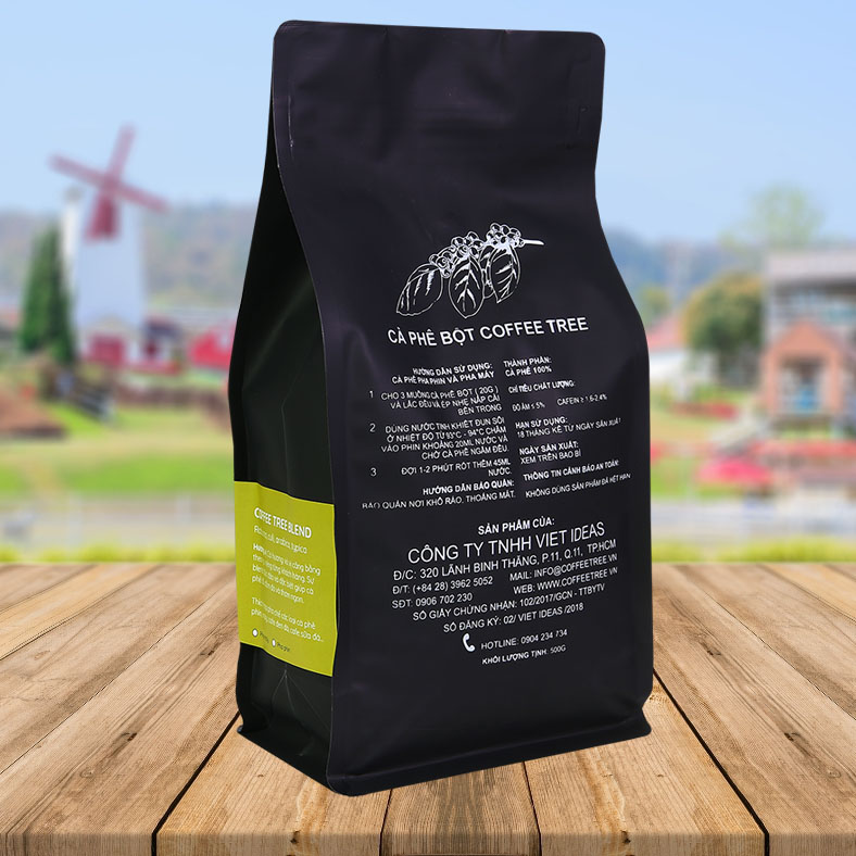 Cà phê bột nguyên chất 100% Coffee Tree đặc biệt 500gr thơm ngon, đậm đà - Cà phê rang xay pha phin gu việt - Hình ảnh 6