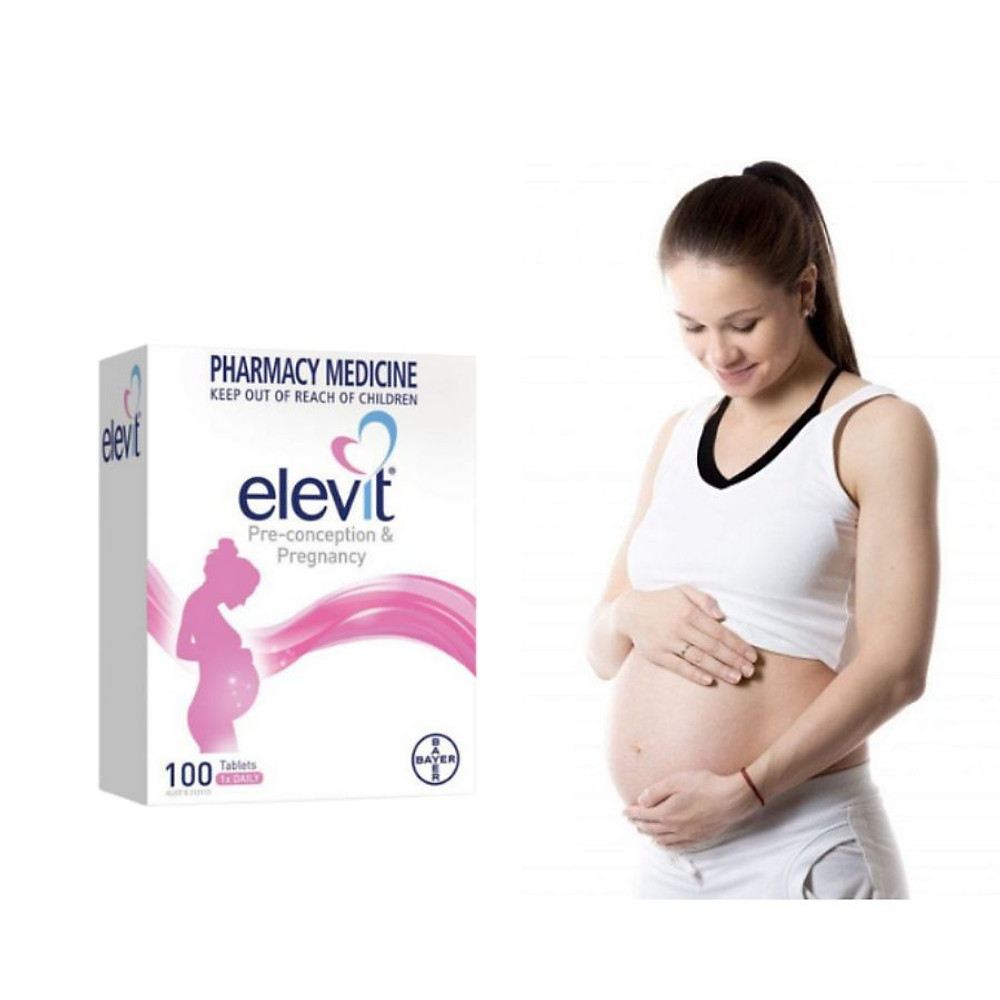 Vitamin tổng hợp Elevit cho bà bầu & sau sinh (100 viên/hộp) - Hình ảnh 5