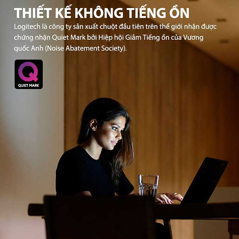 Chuột Không Dây Logitech M330 Silent Plus - Hàng Chính Hãng - Hình ảnh 16