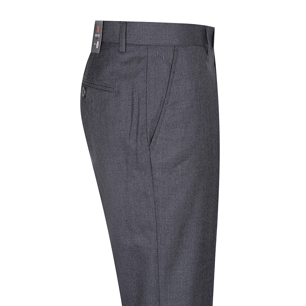 Quần tây nam không ly Khatoco Q1M528R0-INMA052-2407-0-xám đậm - Hình ảnh 2