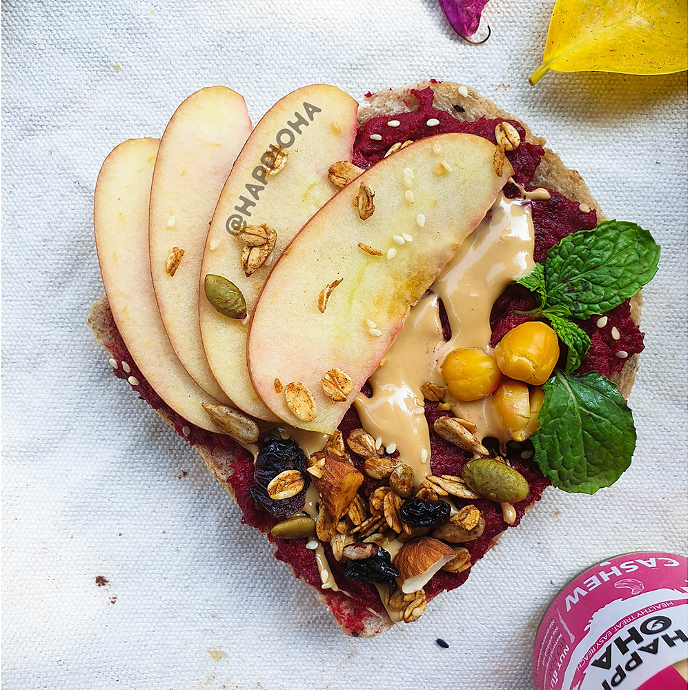 Ngũ Cốc Yến Mạch Nguyên Hạt Vị Cacao 400G Không Đường Tinh Luyện - CHOCO BANA GRANOLA HAPPI OHA - Ăn Kiêng/Ăn Sáng (Có Quả Khô) - Hình ảnh 3