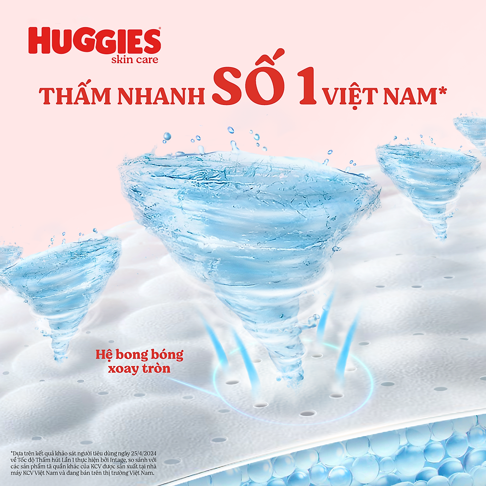 Tã quần Huggies Skin Care Super Jumbo L68+6 miếng với tràm trà dịu da - Hình ảnh 5