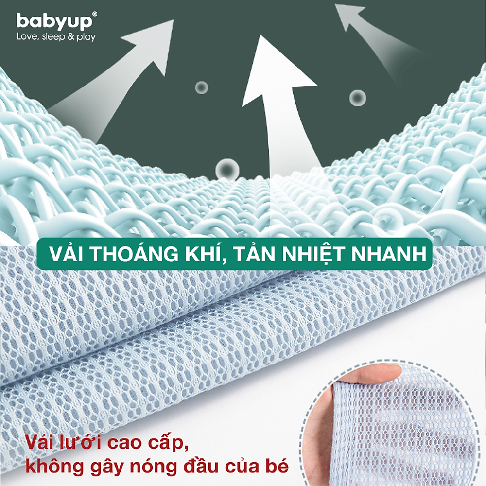 Nón tập đi Babyup, bảo vệ đầu cho bé tập đi, tập ngồi, tập bò, tự chơi - Hình ảnh 7