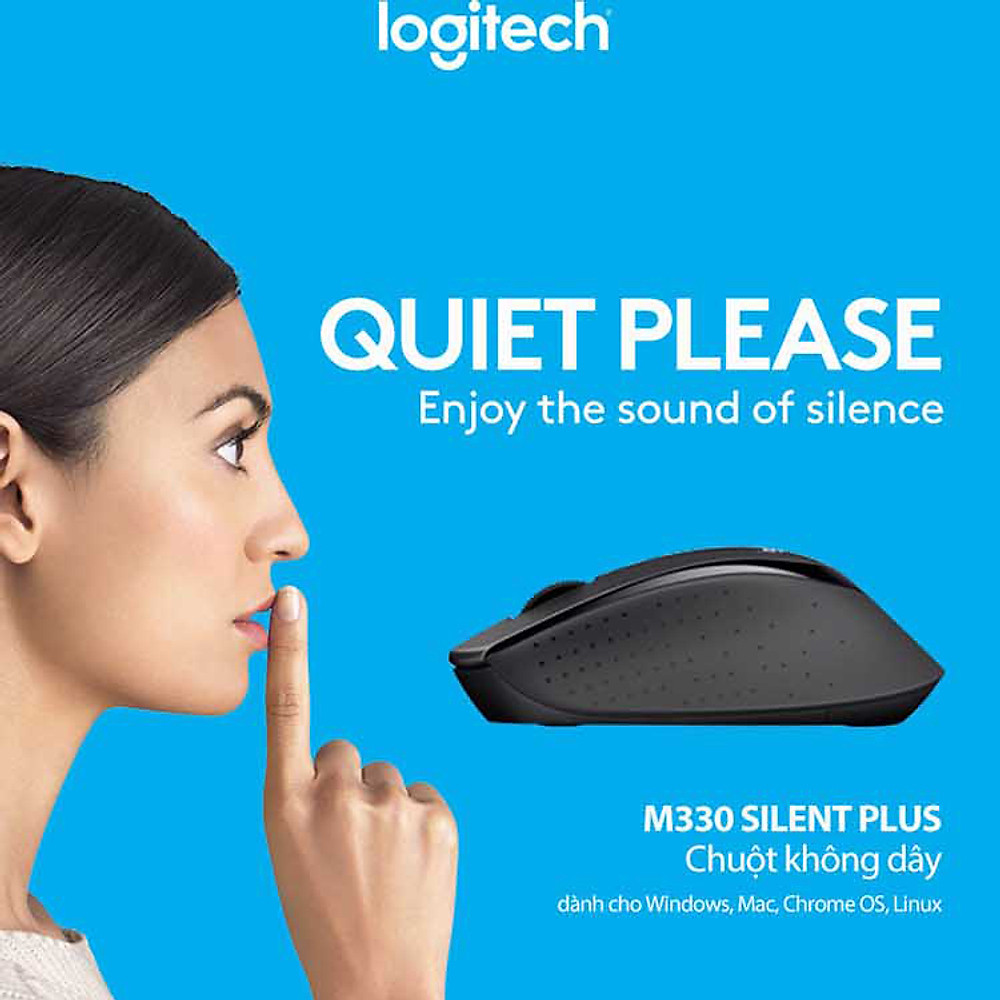 Chuột Không Dây Logitech M330 Silent Plus - Hàng Chính Hãng - Hình ảnh 13