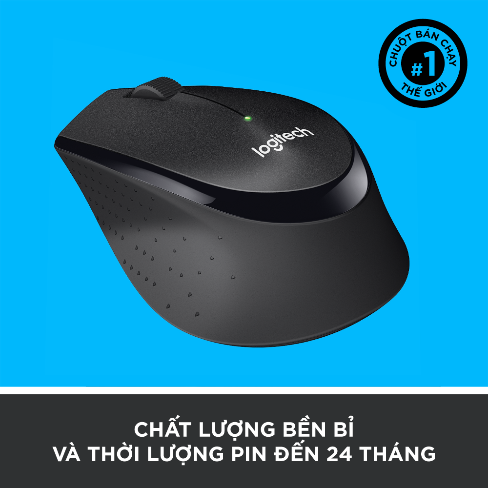 Chuột Không Dây Logitech M330 Silent Plus - Hàng Chính Hãng - Hình ảnh 5