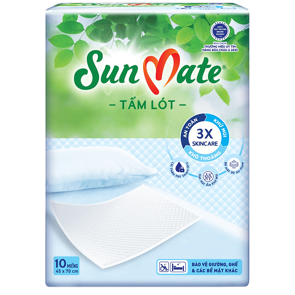 Combo 4 Tấm lót SunMate cải tiến mới (45 x 70cm) - Hình ảnh 4