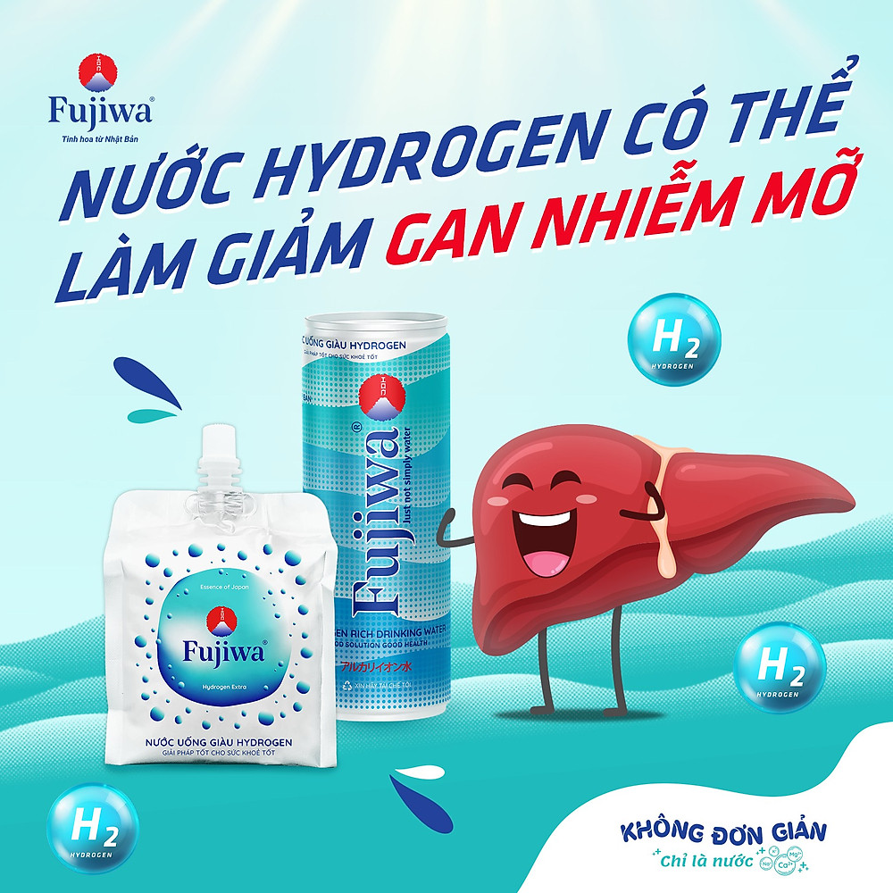 Nước Uống Giàu Hydrogen Cao Cấp Fujiwa Đóng Lon 330ml - Detox Hỗ trợ tiêu hoá, Cải thiện đường ruột, Giải độc gan - Hình ảnh 4