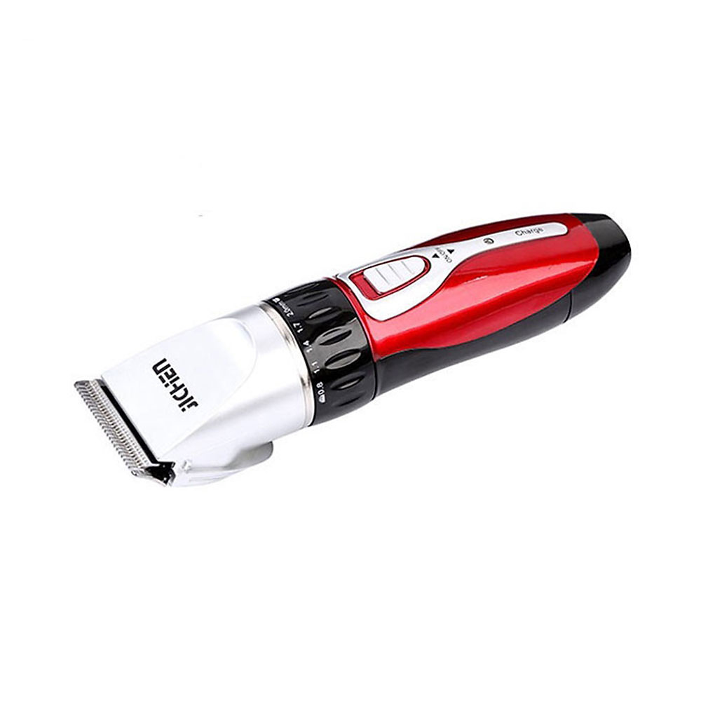 Tông Đơ Hớt Tóc Gia Đình Cho Bé JICHEN 0817 TẶNG Bộ Kéo Cắt Tỉa + Lấy Ráy Tai Có Đèn - Tăng Đơ Cắt Tóc Trẻ Em Công Suất 3W An Toàn Tiện Lợi - Hình ảnh 2