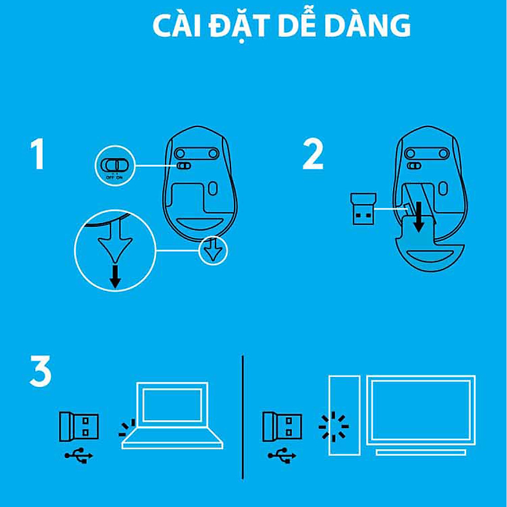 Chuột Không Dây Logitech M330 Silent Plus - Hàng Chính Hãng - Hình ảnh 23