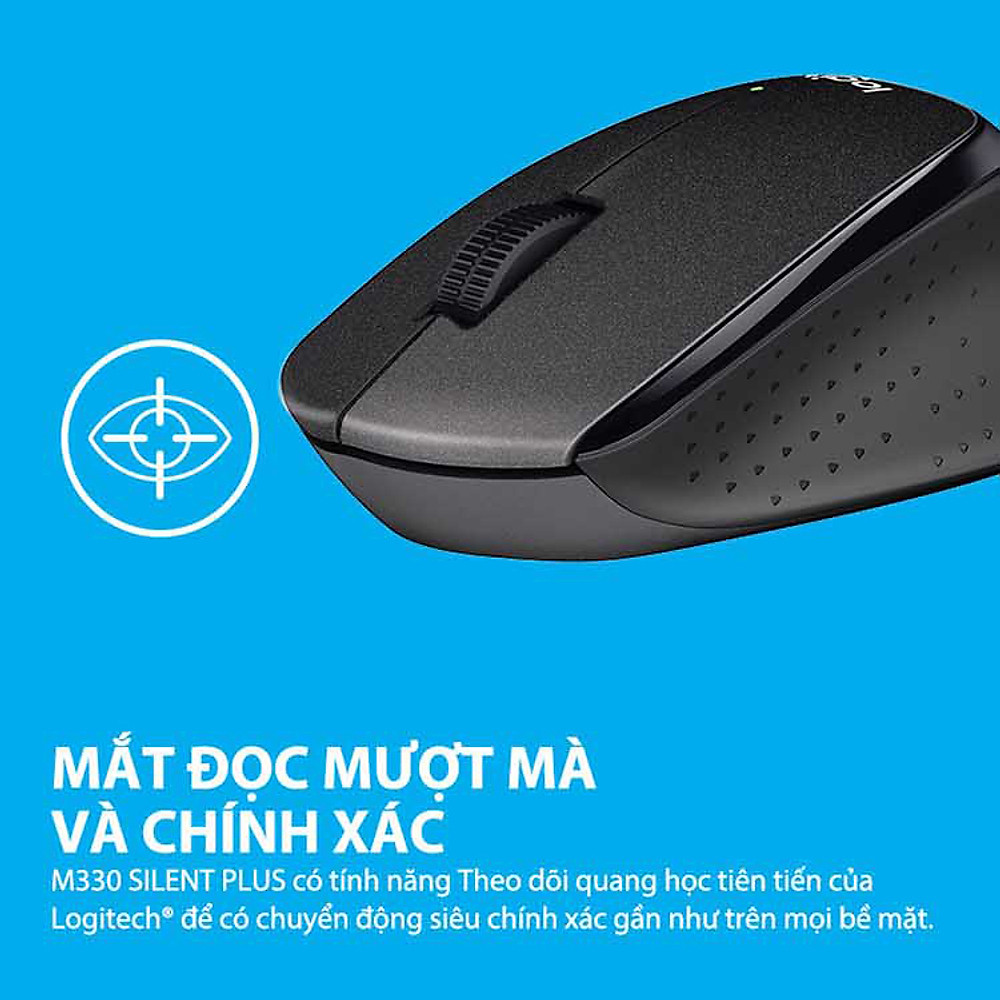 Chuột Không Dây Logitech M330 Silent Plus - Hàng Chính Hãng - Hình ảnh 20
