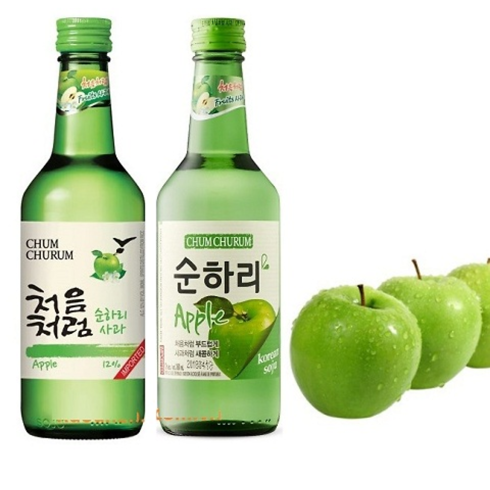 Rượu Chum Churum Soju vị táo 12% 360ml - Hình ảnh 5
