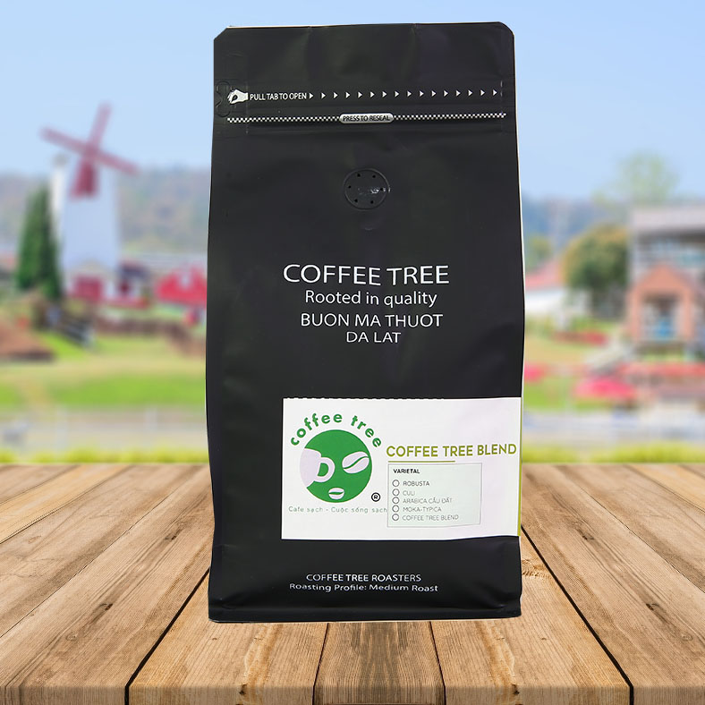 Cà phê bột nguyên chất 100% Coffee Tree đặc biệt 500gr thơm ngon, đậm đà - Cà phê rang xay pha phin gu việt - Hình ảnh 5