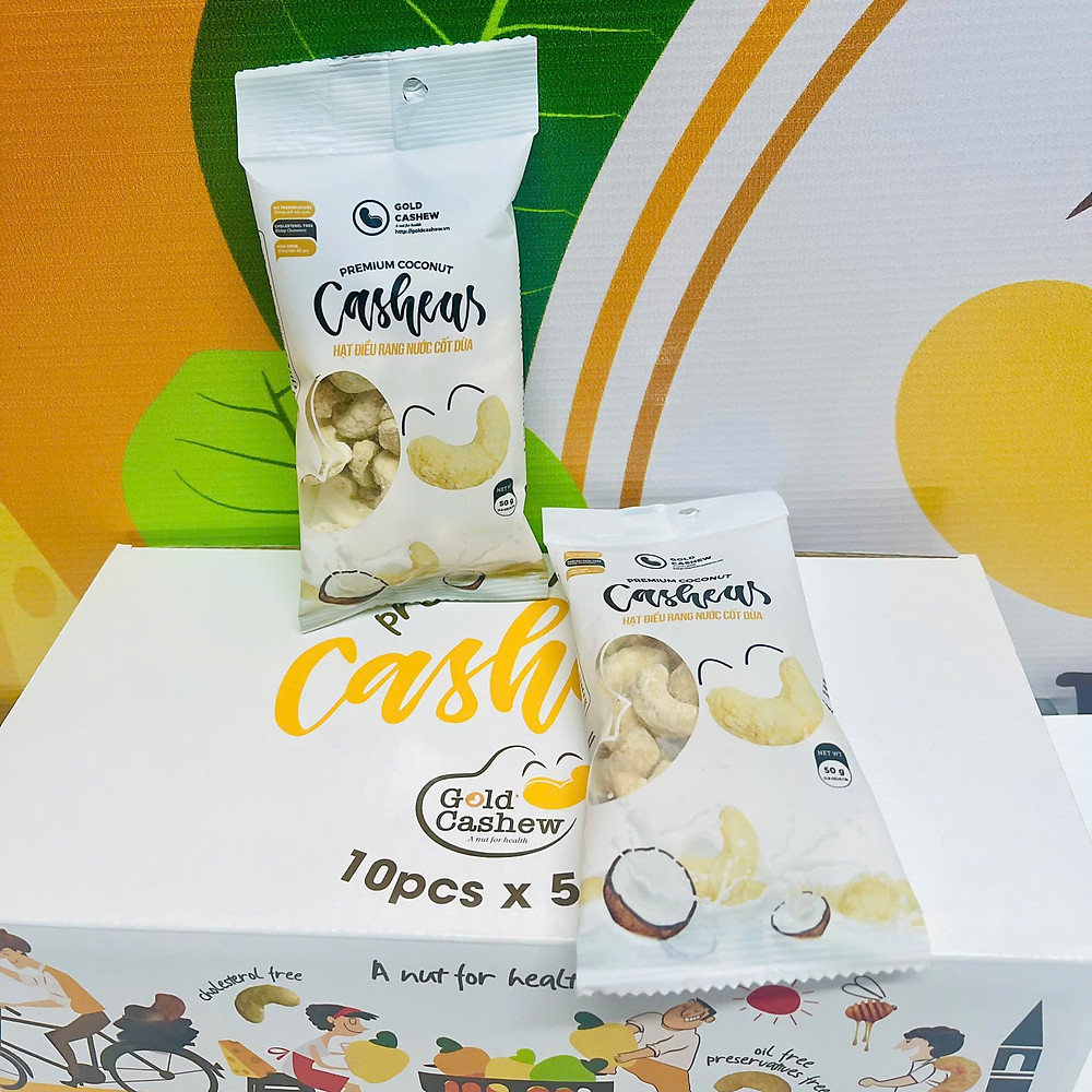 Hạt Điều Rang Nước Cốt Dừa 50gr - Hình ảnh 2