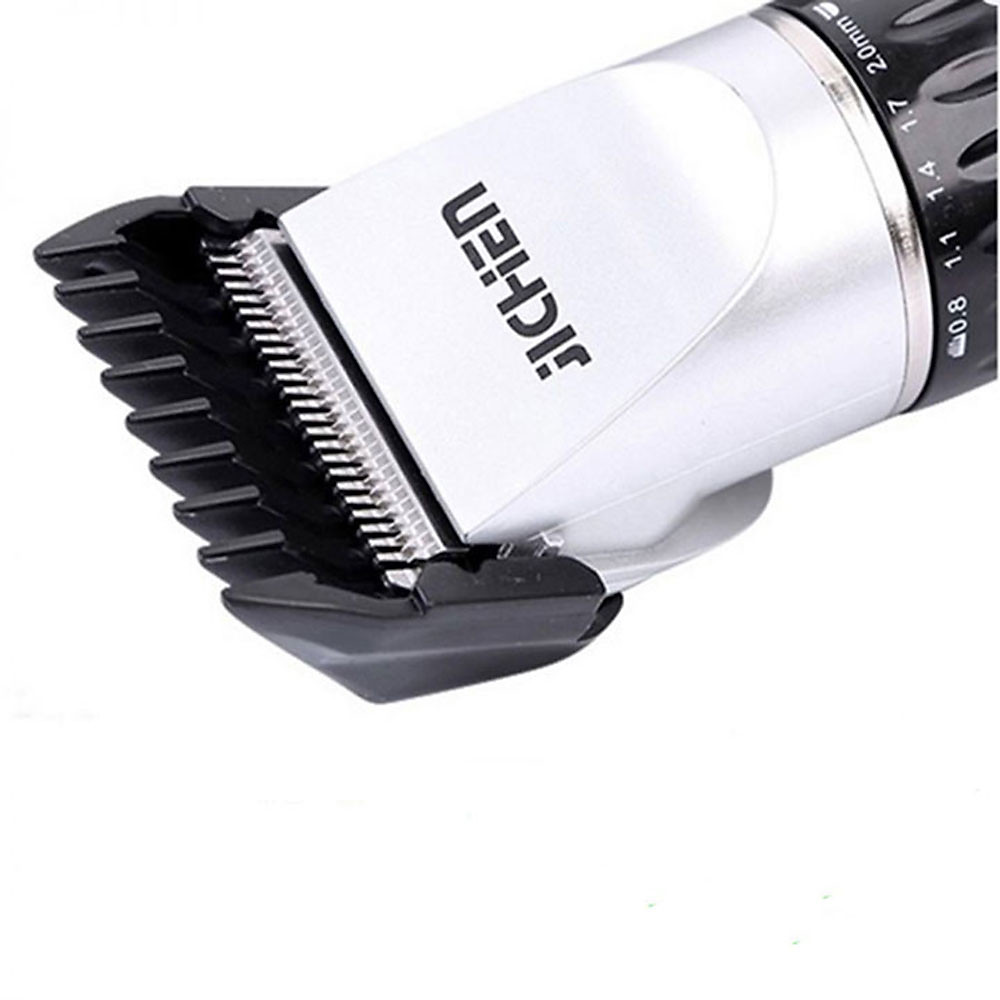 Tông Đơ Hớt Tóc Gia Đình Cho Bé JICHEN 0817 TẶNG Bộ Kéo Cắt Tỉa + Lấy Ráy Tai Có Đèn - Tăng Đơ Cắt Tóc Trẻ Em Công Suất 3W An Toàn Tiện Lợi - Hình ảnh 4