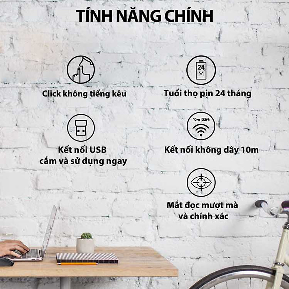 Chuột Không Dây Logitech M330 Silent Plus - Hàng Chính Hãng - Hình ảnh 14